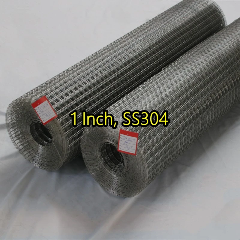 Сваренная проволочная сетка SS304 толщиной 1 дюйм