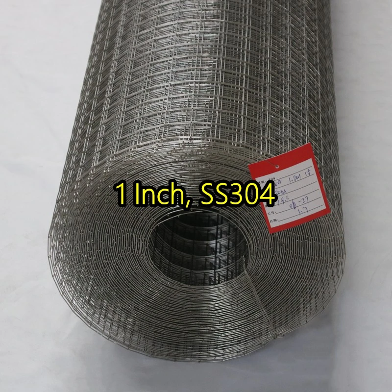 Сваренная проволочная сетка SS304 толщиной 1 дюйм