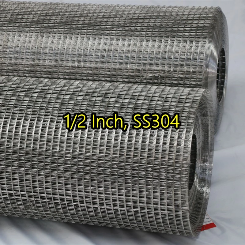 Сваренная проволочная сетка SS304 толщиной 1/2 дюйма