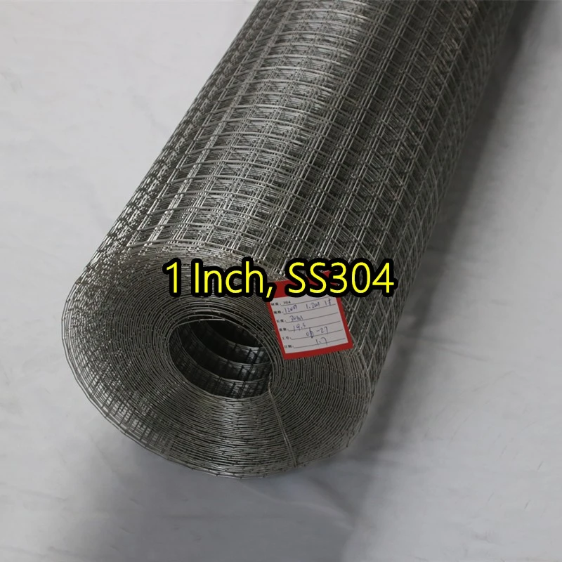 Сваренная проволочная сетка SS304 толщиной 1 дюйм